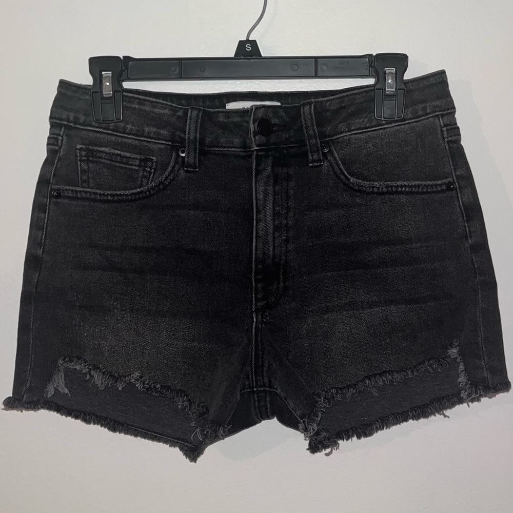 BRAND NEW- Silver Dollar Boutique Black Denim Shorts